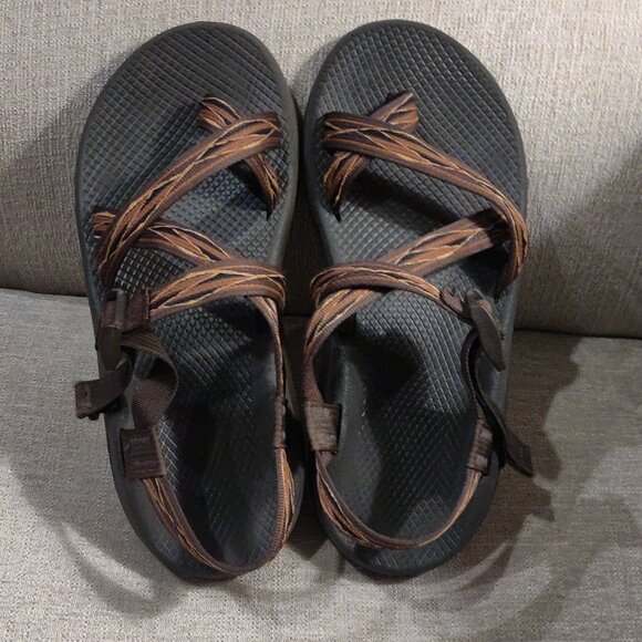Chaco Men's Z/1 Toe Loop Outdoor Adventure Sandals Brown SIZE 10 - Picture 3 of 5